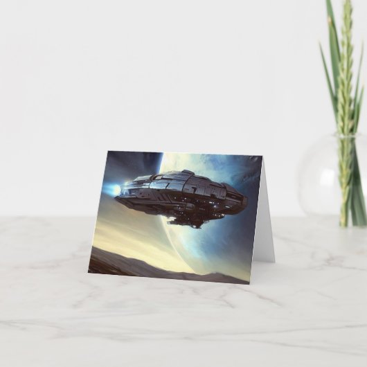 Carte F. vaisseau spatial orbitant 2 (Devant)