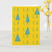 CARTE FA LA FOREST NOËL (Fleur jaune)