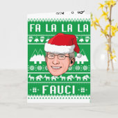 CARTE FA LA LA LA FAUCI (Fleur jaune)