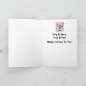 Carte Fa La Llama À Mon Maître Mange Noël (Intérieur)