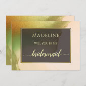 Carte Fab Chartreuse 🤵 audacieux et élégant Mariage bud (Devant / Derrière)