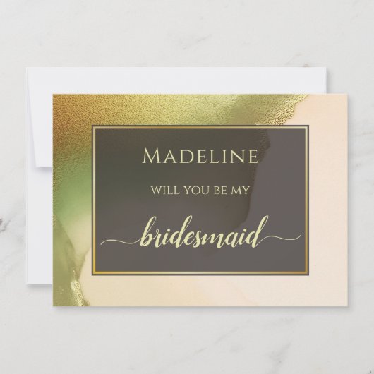 Carte Fab Chartreuse 🤵 audacieux et élégant Mariage bud (Devant)