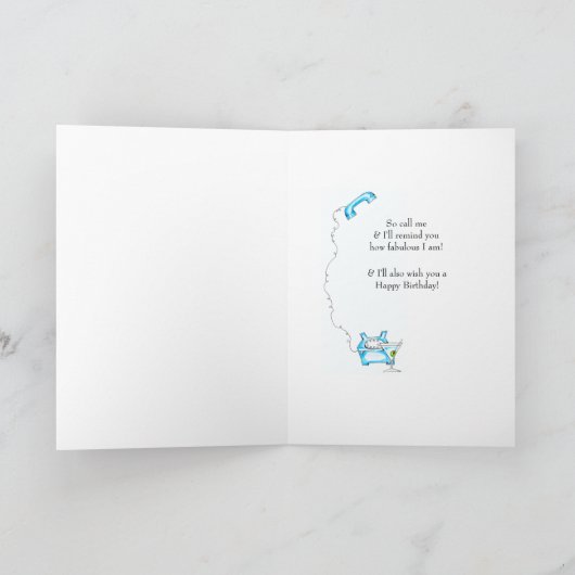 Carte Fab Reminder/ ami ou anniversaire (Intérieur)