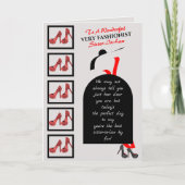 Carte Fab Silhouette Chaussures Glam Rouge Noir Joyeux A (Devant)