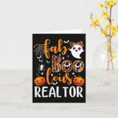 Carte Faboolly Realtor Halloween Realtor Immobilier Ag (Fleur jaune)