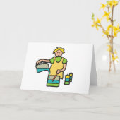 Carte Fabrication de bougies (Fleur jaune)