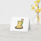 Carte Fabrication de poterie (Fleur jaune)