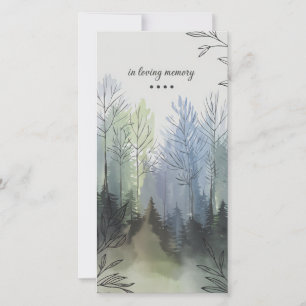 Carte Fabriqué à la main dans l'amour Mémoire Funeral In