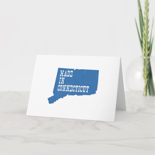 Carte Fabriqué Dans Le Connecticut (Devant)