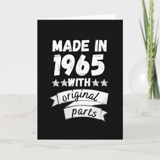 Carte fabriqué en 1965 avec des pièces d'origine, (Devant)