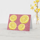 Carte Fabriquer des citrons de limonade (Fleur jaune)