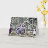 CARTE FABULEUSE FILLES FEMMES DES ANNÉES 1890 COULEUR DE (Fleur jaune)