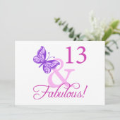 Carte Fabuleux 13e anniversaire (Debout devant)