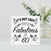 Carte Fabuleux 60e anniversaire (Debout devant)