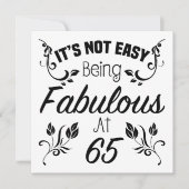 Carte Fabuleux 65e anniversaire (Devant)