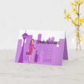 Carte Fabuleux agent de bord (Fleur jaune)