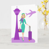 Carte Fabuleux agent de bord (Fleur jaune)