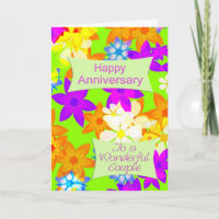 Fabuleux anniversaire de fleurs pour un couple