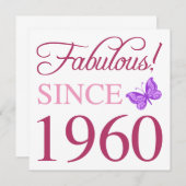 Carte Fabuleux depuis 1960 (Devant / Derrière)