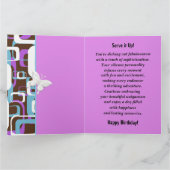 Carte Fabuleux Vibe ! Anniversaire afro-américain ! (Intérieur)