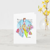 Carte Fabulous Baggage card (Fleur jaune)