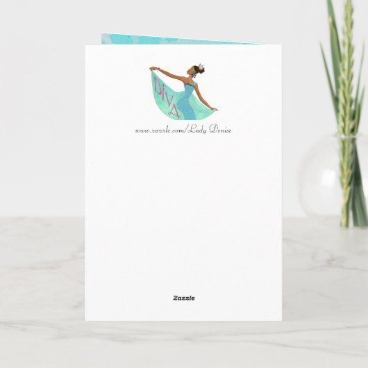 Carte "Fabulous Diva" (Dos)