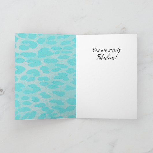 Carte "Fabulous Diva" (Intérieur)