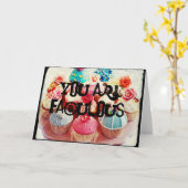 Carte Fabulous greeting (Fleur jaune)