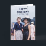 Carte Fabulous Lady Friends Retro Anniversaire Amitié<br><div class="desc">Changez le message si vous souhaitez sur cette rétro deux beaux amis debout ensemble carte de voeux.</div>