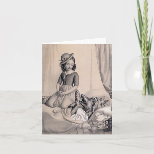 Carte Fabulous Little Red Riding Hood Card (Devant)