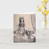 Carte Fabulous Little Red Riding Hood Card (Fleur jaune)