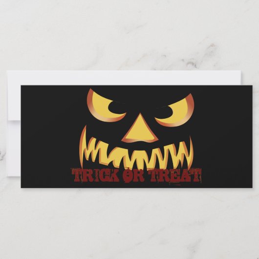 Carte Face citrouille 2 (Devant)