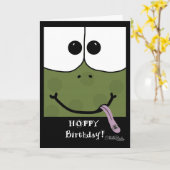 Carte Face de grenouille (Fleur jaune)