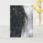 Carte Face de neige (Fleur jaune)