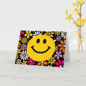 Carte Face jaune (Fleur jaune)