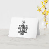 Carte Facile d'arrêter de fumer (Fleur jaune)