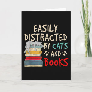 CARTE FACILEMENT DISTRAIT PAR DES CHATS ET DES LIVRES
