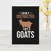 Carte Facilement distrait par les chèvres (Fleur jaune)