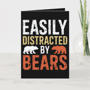 Carte Facilement Distrait Par Les Ours Gay Bear Fierté L