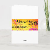 carte factice de Noël (Dos)