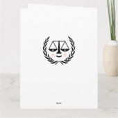 Carte Faculté de droit (Dos)