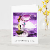Carte Fae Magic Greeting (Fleur jaune)