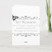 Carte Faery gitan de danseur par Teri Rosario (Dos)