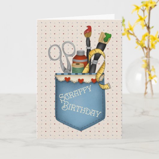 Carte Faible anniversaire (Fleur jaune)