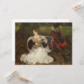 Carte Fair is my Love (par Edwin Austin Abbey) (Devant/Arrière en situation)