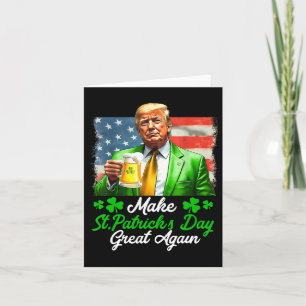 Carte Faire à nouveau grande la fête de la Saint-Patrick