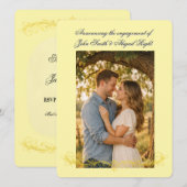 Carte Faire Annonce de Mariage (Devant / Derrière)