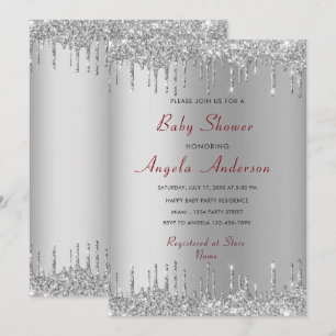 Carte Faire Cartons d'invitation de Baby Shower avec des