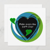 Carte Faire chaque Jour des terres de jour (Devant / Derrière)