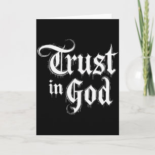 Carte Faire confiance à Dieu